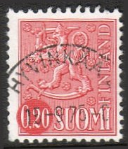 Suomi 1963 - m63 0,20mk punainen - Hyvinkää 15.9.75 Suomi 1963 - m63 0,20mk punainen - Hyvinkää 15.9.75
