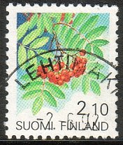 Finland 1991 - Provincial Flowers 1/3 - Sorbus - Lehtimäki 2.6.92