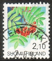 Finland 1991 - Provincial Flowers 1/3 - Sorbus - Lehtimäki 2.6.92