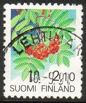 Finland 1991 - Provincial Flowers 1/3 - Sorbus - Lehtimäki 10.9.91