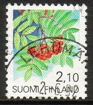 Finland 1991 - Provincial Flowers 1/3 - Sorbus - Lehtimäki 2.6.92