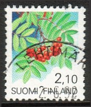 Finland 1991 - Provincial Flowers 1/3 - Sorbus - Lehtimäki 2.6.92