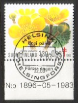 Finland 1983 - Anti tuberculosis 1983 3/3 - Marsh marigold - Helsinki 7.7.83