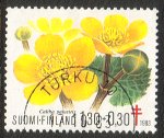 Finland 1983 - Anti tuberculosis 1983 3/3 - Marsh marigold - Turku 17.10.83