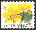 Finland 1983 - Anti tuberculosis 1983 3/3 - Marsh marigold - Turku 19?.9.83