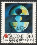 Suomi 1984 - Punainen Risti 1984 1/2 - Kahtiajako - Valkeakoski 23.9.85 Suomi 1984 - Punainen Risti 1984 1/2 - Kahtiajako - Valkeakoski 23.9.85