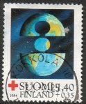 Suomi 1984 - Punainen Risti 1984 1/2 - Kahtiajako - Kokkola 10 23?.2.85