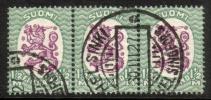 Suomi 1926 - m17, 1,50mk vihr/lila, hrX,B - Helsinki 30.III.27 3-rivilö Suomi 1926 - m17, 1,50mk vihr/lila, hrX,B - Helsinki 30.III.27 3-rivilö