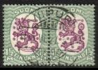 Finland 1926 - m17, 1,50mk grn/lilac, wm X,B - Viipuri 8.VI.27 5i pair