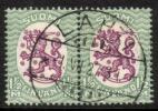 Suomi 1926 - m17, 1,50mk vihr/lila, hrX,B - Lahti 1.VII.27 3i pari