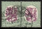 Suomi 1926 - m17, 1,50mk vihr/lila, hrX,B - Jyväskylä 7.VII.27 7i pari Suomi 1926 - m17, 1,50mk vihr/lila, hrX,B - Jyväskylä 7.VII.27 7i pari