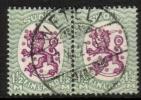 Suomi 1926 - m17, 1,50mk vihr/lila, hrX,B - Weteli 7.XI.27 1i pari