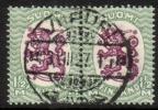 Finland 1926 - m17, 1,50mk grn/lilac, wm X,B - Viipuri 23.VIII.27 1i pair