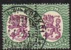 Suomi 1926 - m17, 1,50mk vihr/lila, hrX,B - Kokkola 4.I.27 5e pari Suomi 1926 - m17, 1,50mk vihr/lila, hrX,B - Kokkola 4.I.27 5e pari