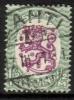 Finland 1926 - m17, 1,50mk grn/lilac, wm X,B - Lahti 17.III.27 8i