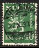 Suomi 1930 - Leijonamalli m30 40p sinert. vihreä - Helsinki 27.X.30 21 Suomi 1930 - Leijonamalli m30 40p sinert. vihreä - Helsinki 27.X.30 21