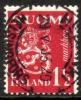 Finland 1932 - Coat of arms lion type m30 1,50mk red - Helsinki 29.V.35 20