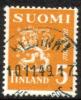 Finland 1946 - Coat of arms lion type m30 5mk yellow - Helsinki 10.11.49 17