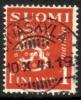 Suomi 1930 - Leijonamalli m30 1mk oranssi - Jyväskylä 10.X.41 19