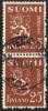Suomi 1930 - Leijonamalli m30 25p ruskea - Rosoh pari Suomi 1930 - Leijonamalli m30 25p ruskea - Rosoh pari