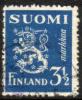 Suomi 1936 - Leijonamalli m30 3,50mk tumman sininen - Rosohammaste