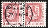 Suomi 1982 - Leijonamalli m75 0,30mk pun tyyppi II - Ylivieska 10 22.1.87-0 Suomi 1982 - Leijonamalli m75 0,30mk pun tyyppi II - Ylivieska 10 22.1.87-0