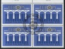 Finland 1984 - Europa CEPT 1984 2/2 - 2,00 mk Bridge (block of four) FD(C)