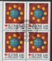 Suomi 1984 - Punainen Risti 1984 2/2 - 2,00 + 0,40mk Kommunikaatio (nelilö) FD(C) Suomi 1984 - Punainen Risti 1984 2/2 - 2,00 + 0,40mk Kommunikaatio (nelilö) FD(C)