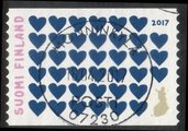 Finland 2017 - bBue hearts 3/5 Fine cancelled