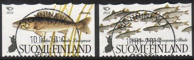 Finland 2018 - Nordic: Fishes (2) Fine cancelled