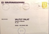 Suomi - Brinken postipysäkkileima - Kokkola 10 9.1.79 kuorella Suomi - Brinken postipysäkkileima - Kokkola 10 9.1.79 kuorella