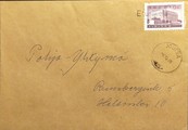 Suomi - Etu-Ikola postipysäkkileima - Joutsa 4.12.69 kuorella Suomi - Etu-Ikola postipysäkkileima - Joutsa 4.12.69 kuorella
