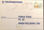 Suomi - Enanranta postipysäkkileima - Helsinki 100 4.4.79 kuorella Suomi - Enanranta postipysäkkileima - Helsinki 100 4.4.79 kuorella