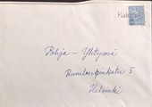 Suomi - Hakoinen postipysäkkileima kuorella Suomi - Hakoinen postipysäkkileima kuorella