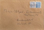 Suomi - Hakoinen postipysäkkileima kuorella Suomi - Hakoinen postipysäkkileima kuorella
