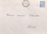Suomi - Heinijärvi postipysäkkileima - Kokkola 24.8.61 kuorella Suomi - Heinijärvi postipysäkkileima - Kokkola 24.8.61 kuorella