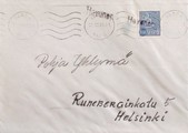Suomi - Havunen postipysäkkileima - Vaasa 14.11.68 kuorella Suomi - Havunen postipysäkkileima - Vaasa 14.11.68 kuorella