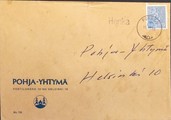 Suomi - Honka postipysäkkileima - Porras 1.7.68 kuorella Suomi - Honka postipysäkkileima - Porras 1.7.68 kuorella
