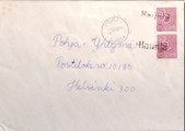 Suomi - Haunia postipysäkkileima - Pori 18.9.72 kuorella Suomi - Haunia postipysäkkileima - Pori 18.9.72 kuorella