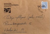 Suomi - Havunen postipysäkkileima - Vaasa 31.3.69 kuorella Suomi - Havunen postipysäkkileima - Vaasa 31.3.69 kuorella