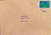 Suomi - Honka postipysäkkileima - Porras 27.8.73 kuorella Suomi - Honka postipysäkkileima - Porras 27.8.73 kuorella