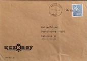 Suomi - Hälvänsaari postipysäkkileima - Kerimäki 21.7.66 kuorella Suomi - Hälvänsaari postipysäkkileima - Kerimäki 21.7.66 kuorella