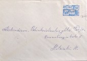 Suomi - Hatsina postipysäkkileima kuorella Suomi - Hatsina postipysäkkileima kuorella