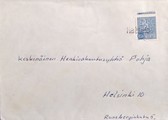 Suomi - Hatsina postipysäkkileima kuorella Suomi - Hatsina postipysäkkileima kuorella