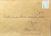 Suomi - Isoharju postipysäkkileima - Räyrinki 5.3.69 kuorella Suomi - Isoharju postipysäkkileima - Räyrinki 5.3.69 kuorella