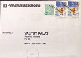 Suomi - Jarhoinen postipysäkkileima kuorella Suomi - Jarhoinen postipysäkkileima kuorella