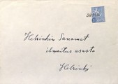 Suomi - Jättölä postipysäkkileima kuorella Suomi - Jättölä postipysäkkileima kuorella
