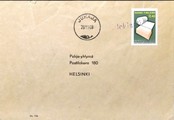 Suomi - Jokisalo postipysäkkileima - Jukaja 28.11.68 kuorella Suomi - Jokisalo postipysäkkileima - Jukaja 28.11.68 kuorella