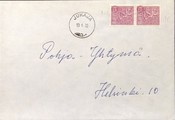 Suomi - Jokisalo postipysäkkileima - Jukaja 13.1.70 kuorella Suomi - Jokisalo postipysäkkileima - Jukaja 13.1.70 kuorella