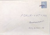 Suomi - Jättölä postipysäkkileima kuorella Suomi - Jättölä postipysäkkileima kuorella